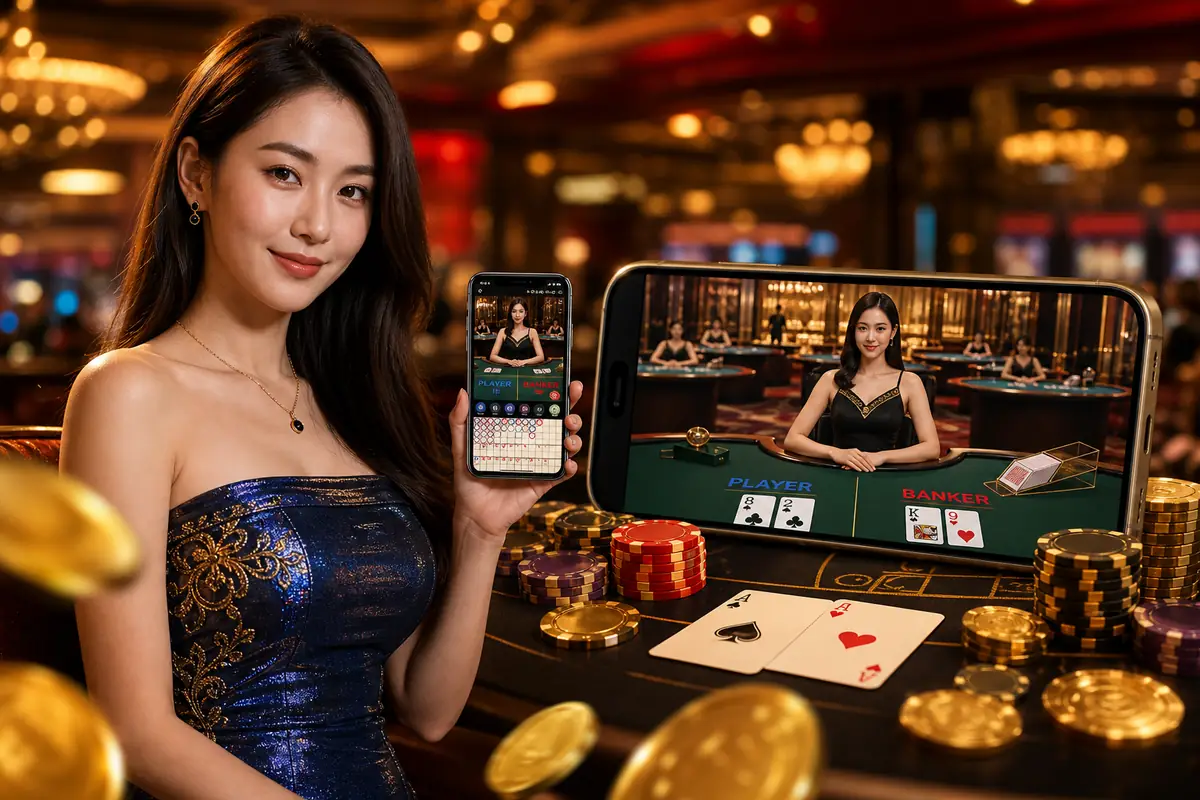 ru77711 Live Casino စတူဒီယို ဒီလာနှင့်တိုက်ရိုက်ကစားခြင်း